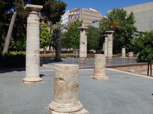 Roman Artifacts in Val&egrave;ncia.